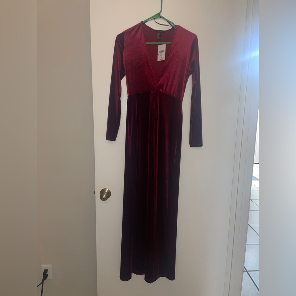 Velvet sexy floor length romper dress